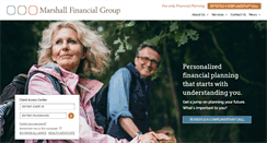Desktop Screenshot of marshallfinancial.com